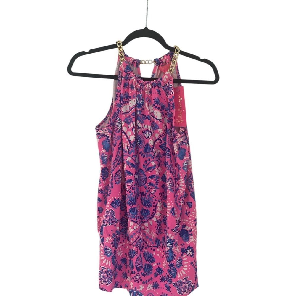 Pink Floral Kids Dress